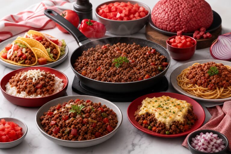 12 receitas rápidas de carne moída com dicas de açougueiro